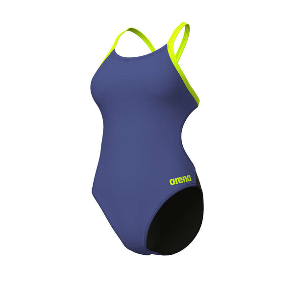 COSTUME ARENA DONNA INTERO PISCINA SPALLINA STRETTA SOLID NUOTO