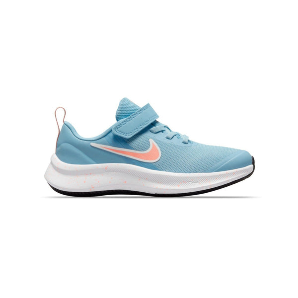 SCARPE NIKE BIMBA BIMBO CON STRAPPO STAR RUNNER 3 GHIACCIO