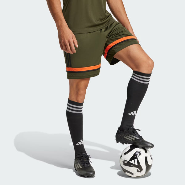 SHORT ADIDAS PANTA CORTO UOMO RUNNING CALCIO PANTALONCINO VERDE