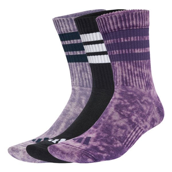 CALZE ADIDAS TRIPLA CUSHIONED CREW SOCKS CALZA 3 PAIA 3 STRISCE VIOLA