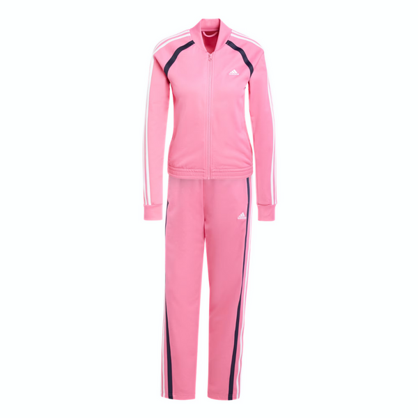 TUTA ADIDAS DONNA FELPA + PANTA WOMAN TUTA TEAMSPORT ROSA