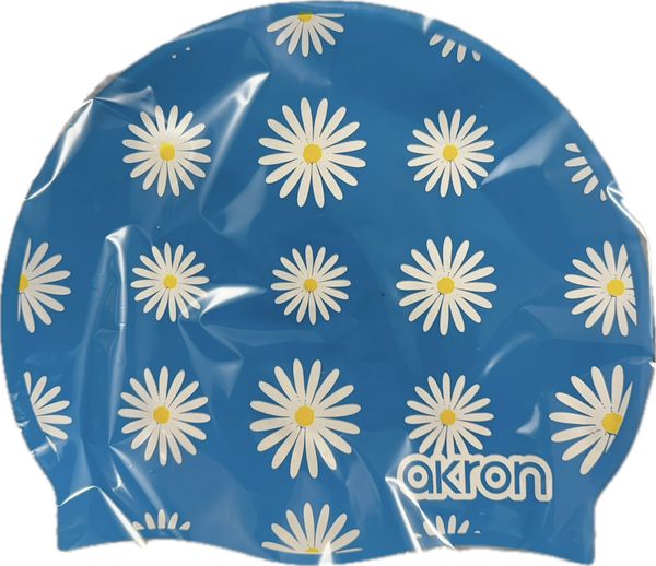CUFFIA PISCINA AKRON SILICONE SWIM CAP BE WATER CUFFIE NUOTO MARGHERITE