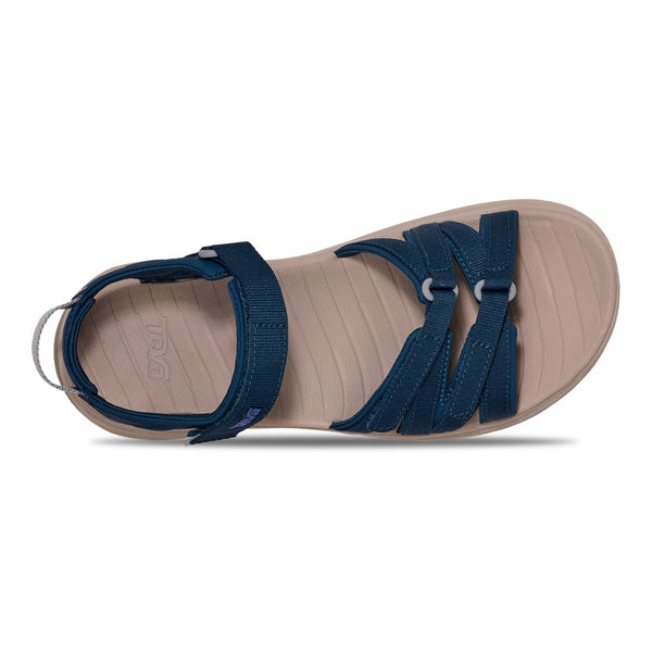 SANDALI TEVA CIABATTE WOMAN MARE PISCINA FLIP FLOP BLU GREY