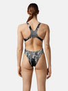 COSTUME DONNA AKRON ITALIA NUOTO PISCINA THE SILVER WOMAN