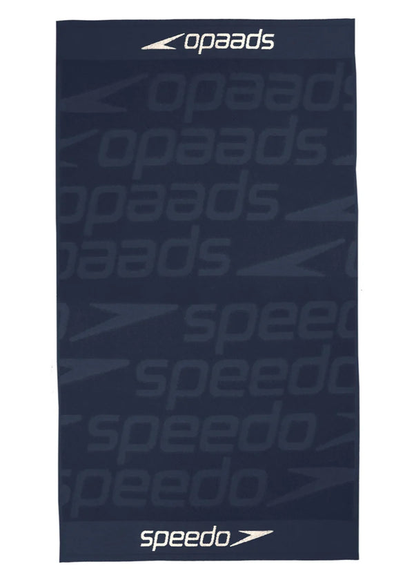 TELI SPEEDO TOWEL JACQUARD MONOTERRY 100% COTONE 90 X 170 BLUE NAVY