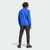 TUTA ADIDAS FELPA PANTALONE PERFORMANCE UOMO COTONE THREE STRIPS BLU