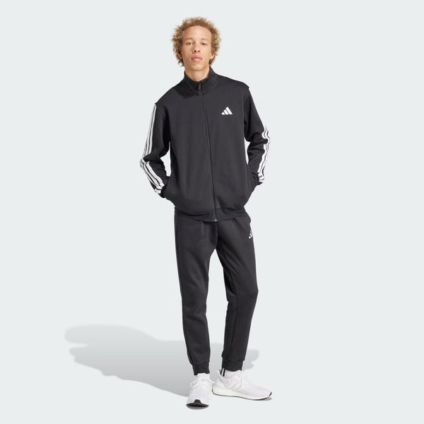 TUTA ADIDAS PERFORMANCE UOMO COTONE THREE STRIPS NERA