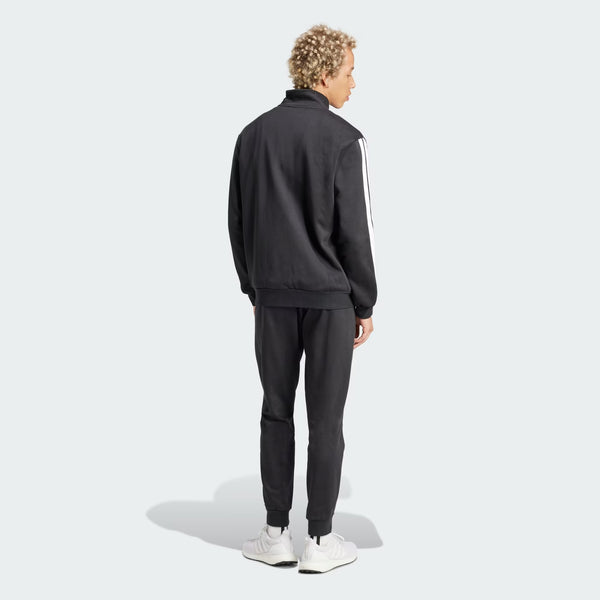 TUTA ADIDAS PERFORMANCE UOMO COTONE THREE STRIPS NERA