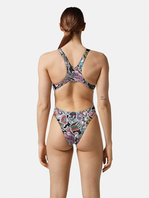 COSTUME DONNA AKRON ITALIA NUOTO PISCINA URBAN WOMAN