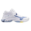 SCARPE VOLLEY DONNA PALLAVOLO MIZUNO WAVE LIGHTING Z8 MID BIANCA BLU