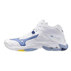 SCARPE VOLLEY DONNA PALLAVOLO MIZUNO WAVE LIGHTING Z8 MID BIANCA BLU