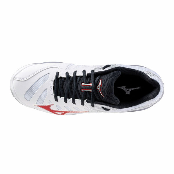 MIZUNO WAVE VOLTAGE BASSA SCARPE VOLLEY SCARPA UOMO PALLAVOLO WHITE RED