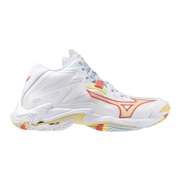 SCARPE VOLLEY DONNA PALLAVOLO MIZUNO WAVE LIGHTING Z8 MID CORAL RED