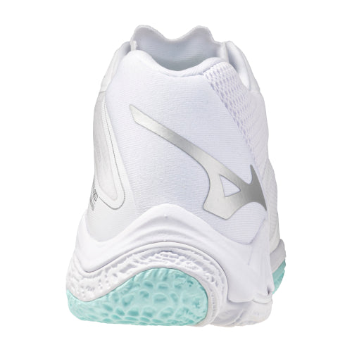 SCARPE VOLLEY DONNA PALLAVOLO MIZUNO WAVE LIGHTING Z8 MID BIANCA AZZURA