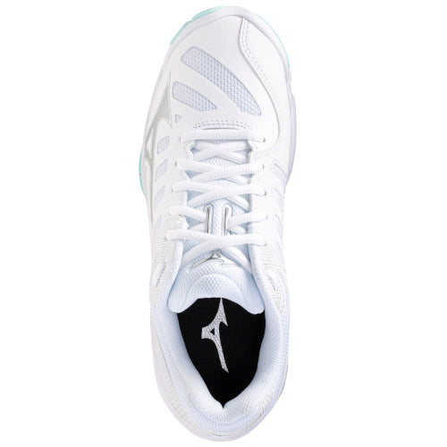 MIZUNO WAVE VOLTAGE 2 SCARPE PALLAVOLO DONNA BIANCA AZZURRA