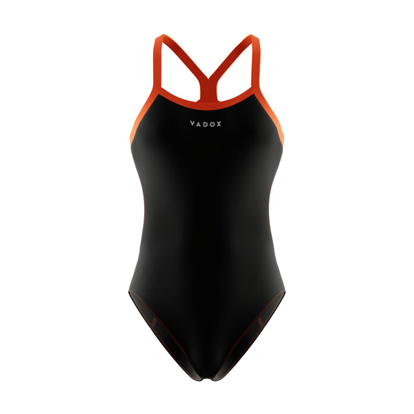 COSTUME VADOX DONNA ARY INTERO PISCINA NERO SPALLINA STRETTA