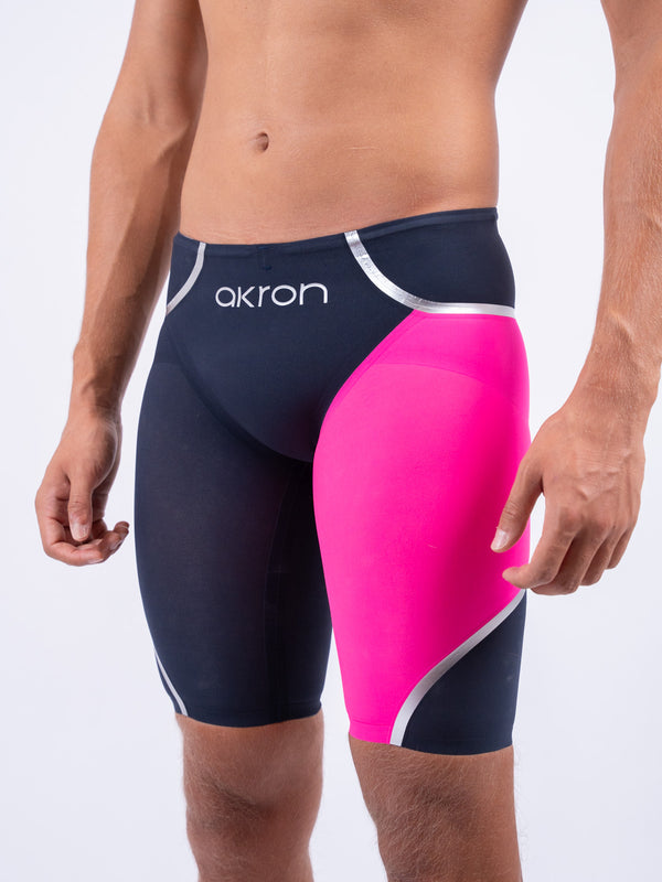 COSTUMONE UOMO GARA COSTUME AKRON VENOM DARK BLUE/PINK