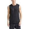 SLEEVELESS CRAFT ANTI-SWEAT MEN'S TANK TOP MAN TEE SPORTWEAR BLACK