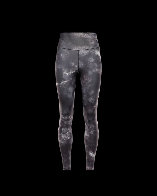 LEGGINGS NIKE PRO PANTA DONNA CROSSFIT WORKOUT YOGA NERO GRIGIO