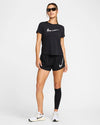 T SHIRT DONNA MAGLIA NIKE DRI-FIT RUN ESSENTIAL WOMAN TEE NERA