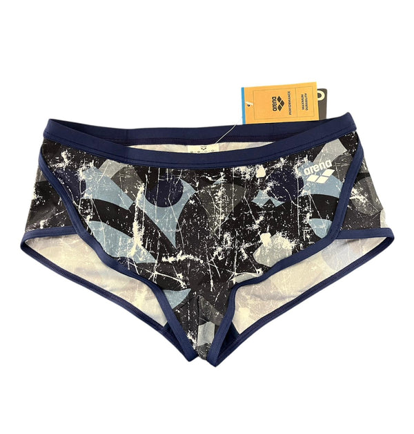 COSTUME ARENA UOMO ALTO TRUNK CONTOUR NUOTO PISCINA SWIM NERO BLU
