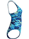 COSTUME DONNA PISCINA SPEEDO NUOTO INTERO HYPERBOOM PRINT MEDALIST BLU