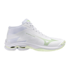 SCARPE VOLLEY DONNA PALLAVOLO MIZUNO WAVE LIGHTING PRO MID BIANCA