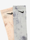 CALZE NIKE TIE DYE EVERYDAY PLUS CALZA 2 PAIA COLORATE