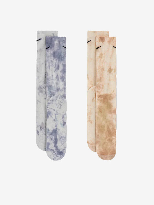 CALZE NIKE TIE DYE EVERYDAY PLUS CALZA 2 PAIA COLORATE