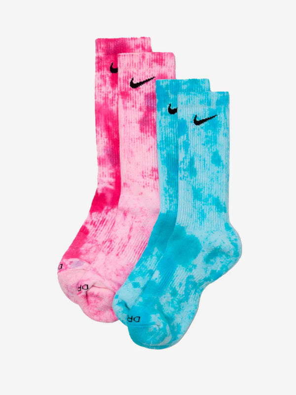 CALZE NIKE TIE DYE EVERYDAY PLUS CALZA 2 PAIA COLORATE DONNA