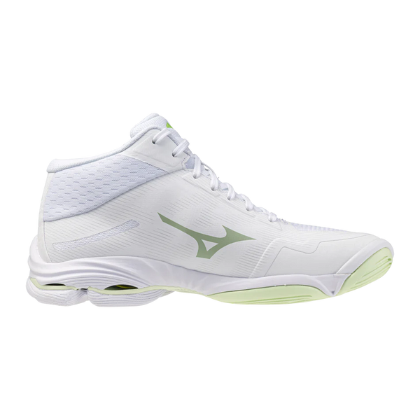 SCARPE VOLLEY DONNA PALLAVOLO MIZUNO WAVE LIGHTING PRO MID BIANCA