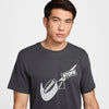 T SHIRT NIKE MAGLIETTA FITNESS UOMO SWOOSH GRIGIA