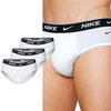 SLIP MUTANDE INTIMO NIKE PRO 3 PAIA SHORT MAN UOMO BIANCO NERO