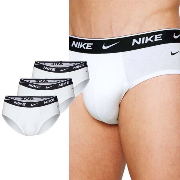 SLIP MUTANDE INTIMO NIKE PRO 3 PAIA SHORT MAN UOMO BIANCO NERO