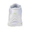 SCARPE VOLLEY DONNA PALLAVOLO MIZUNO WAVE LIGHTING PRO MID BIANCA