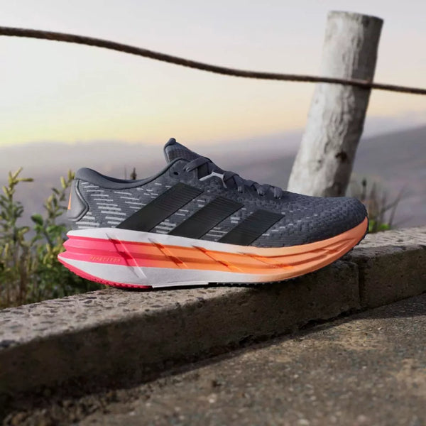 SCARPA ADIDAS RUNNING PALESTRA UOMO CORSA RUN ADISTAR 4 GRIGIA ARANCIO