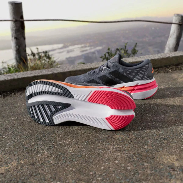 SCARPA ADIDAS RUNNING PALESTRA UOMO CORSA RUN ADISTAR 4 GRIGIA ARANCIO