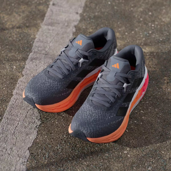 SCARPA ADIDAS RUNNING PALESTRA UOMO CORSA RUN ADISTAR 4 GRIGIA ARANCIO