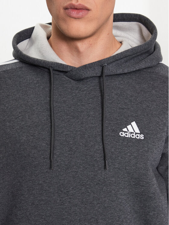 FELPA TUTA ADIDAS GRIGIA M 3S FLEECE HD REGULAR FIT