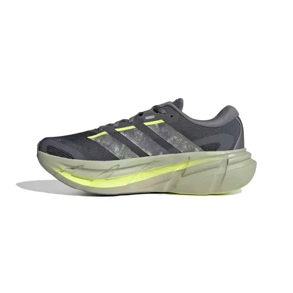 SCARPA ADIDAS RUNNING PALESTRA UOMO CORSA RUN ADISTAR 5 GRIGIA LIME