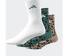 CALZE ADIDAS TRIPLA CUSHIONED CREW SOCKS CALZA 3 PAIA LEOPARD