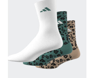 CALZE ADIDAS TRIPLA CUSHIONED CREW SOCKS CALZA 3 PAIA LEOPARD