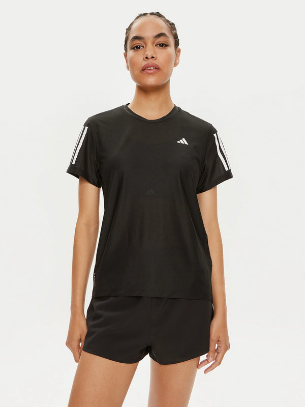 T SHIRT ADIDAS MAGLIA DONNA RUNNING PALESTRA FITNESS NERA