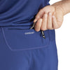 SHORT ADIDAS PANTALONCINO UOMO OWN THE RUN RUNNING NERO E BLU