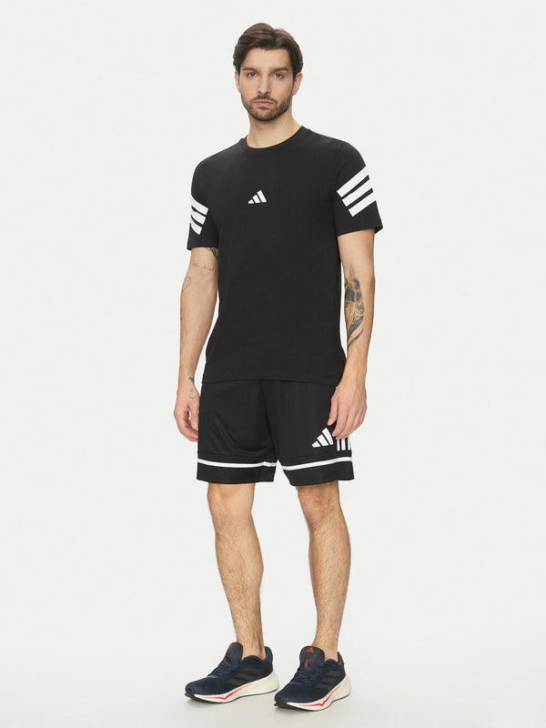 SHORT ADIDAS PANTA CORTO UOMO RUNNING CALCIO PANTALONCINO NERO