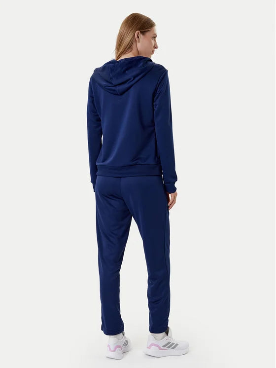 TUTA DONNA FELPA + PANTA ADIDAS ORIGINALS ESSENTIALS GIACCA BLUE
