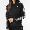 TUTA ADIDAS DONNA FELPA + PANTA WOMAN SPORTWEAR NERA