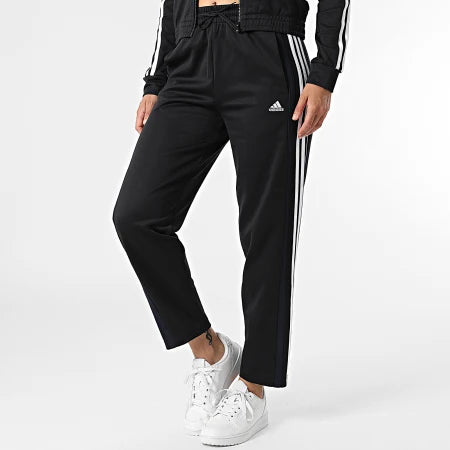 TUTA ADIDAS DONNA FELPA + PANTA WOMAN SPORTWEAR NERA