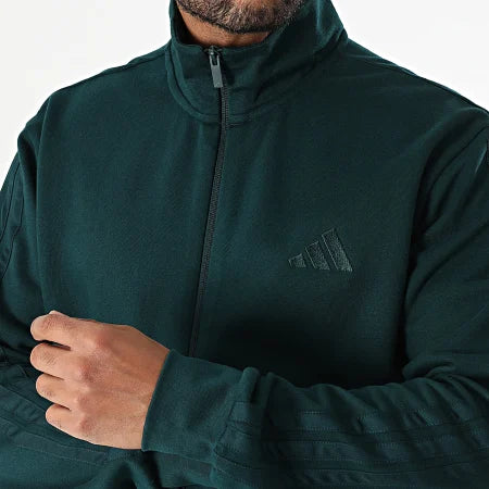 TUTA ADIDAS ORIGINALS UOMO CON ZIP FELPATA MAN SUITS VERDONE