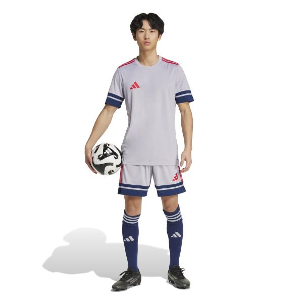 SHORT ADIDAS PANTA CORTO UOMO RUNNING CALCIO PANTALONCINO GRIGIO